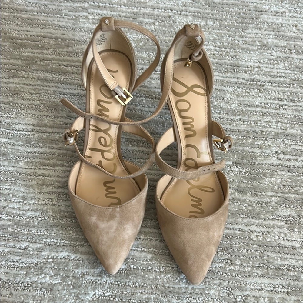 Sam Edelman Women's Tan Pointed Toe Shoes 8.5